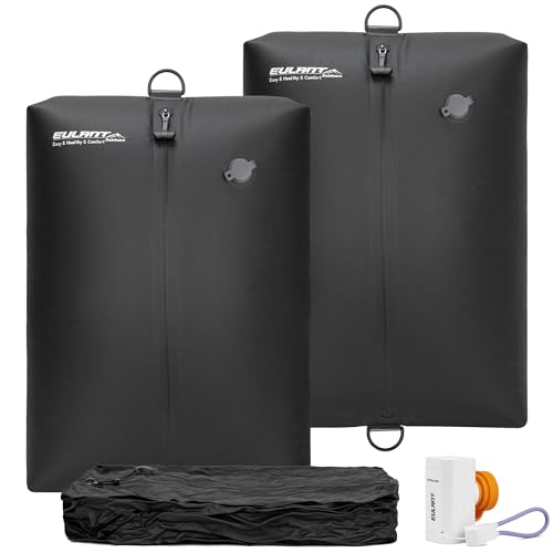 Eulant Travel Vacuum Bags with Pump,Professional IPX8 Waterproof Vacuum Compression Bag for Carry-On Suitcase & Travel Backpack,Space Saver Bags Packing Organizers(2 Pack,Black) - color: Black, size: 2 Pack
