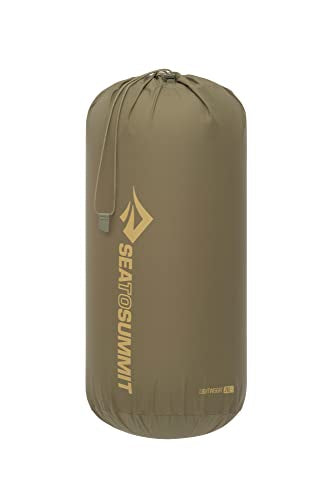 Sea to Summit Lightweight Stuff Sack, Durable Outdoor and Travel Storage - color: Olive Green, style: 20 Liter