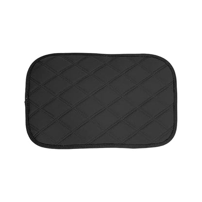 FH Group Neosupreme Black Diamond Pattern Center Console Pad – Water-Resistant Armrest Cover Protector for Cars, SUVs & Trucks - color: Black, style: Console Cover (Diamond)