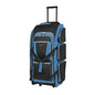 Travelers Club Xpedition 30 Inch Multi-Pocket Upright Rolling Duffel Bag - color: Blue