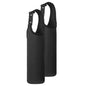 uxcell 2pcs Neoprene Carrier Water Bottle Sleeve, 15.5-20oz Insulated Water Glass Bottle Carrier Bag Collapsible Drink Bottle Sleeve Cover Holder with Handle, Black - color: Black