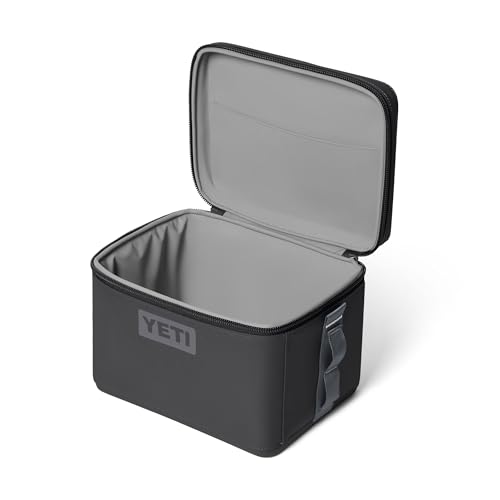 YETI Daytrip 9L Insulated Soft Cooler Lunch Box, Charcoal - color: Charcoal