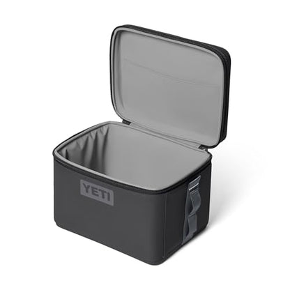 YETI Daytrip 9L Insulated Soft Cooler Lunch Box, Charcoal - color: Charcoal