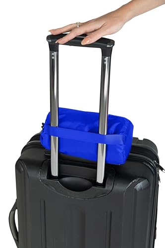 BlueHills Ultra Compact Travel Blanket 2 Pack Large Soft Cozy Portable Blanket Sheet with Carry Case and for Flight Airplane Car Layover Camping Hotel Blue C205-2PK-Royal - color: C205-2pk-royal
