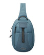 WATERFLY Small Crossbody Sling Backpack: RFID Blocking Anti Theft Sling Bag Travel Daypack Man Woman - color: Blue