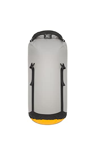 Sea to Summit eVac Ultra-Lightweight Compression Dry Bag, Waterproof Dry Storage, 20 Liter, High Rise Grey - color: High Rise Grey, style: 20 Liter
