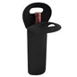 Wine Travel Carrier & Cooler Bag, Wine bottle Carrying Tote Picnic Cooler, Water, Drinks, Beer Bottle Insulated, Neoprene Hand Bag for Travel with Secure Carry Handle (Black) - color: Black, size: 14.5" x 4.7"
