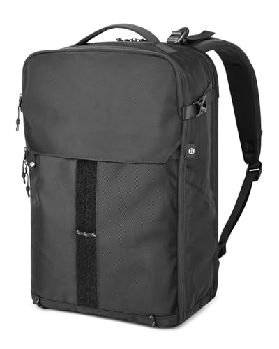 Portal Travel Backpack for Men Women, 28L/38L Expandable Carry On Backpack, TSA Friendly Flight Approved Luggage Sleeve, Water Resistant Business Laptop Backpack for Travel Work Commute - size: 28L