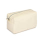 Organizer Bag Lightweight Cosmetic Bag with Ring Clasp Perfect Travel Makeup Bag for Women nylon Stand Up Design (Creamy White/Nylon) - color: Creamy White/Nylon