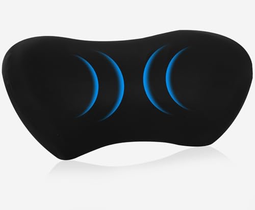 Lumbar Support Pillow for Office Chair - Lumbar Pillow for Car - Ergonomic Lumbar Support Pillow for Car Back Support Cushion - color: Pure Black