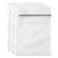 3 Pack Large Mesh Laundry Bags by MDSXO- Fine Durable Lingerie Delicates Bag for Washing Machine 16 * 20 inch [3 Pack] - size: 3L(Teenager Size)