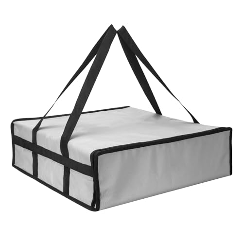 Yalin XXXL Large Insulated Cooler Bag, Styrofoam Cooler of Keep Food Hot or Cold, Reusable Double Zipper Food Delivery Bag for Grocery Shopping, 23" W x 15" H x 14" D - color: Grey, size: 20" W x 20" D x 6" H