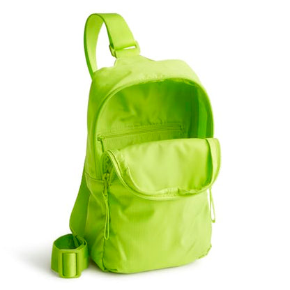 Vera Bradley Women's Ripstop Lorman Sling Backpack, Lime Green, One Size - color: Lime Green