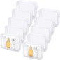 Tbestmax 10 Pack Clear Cosmetic Bags Makeup Bags Portable Waterproof TSA Approved Travel Toiletry Bags Large Organizer White, 9.8" x 7.1" x 2.4" - color: Large - White