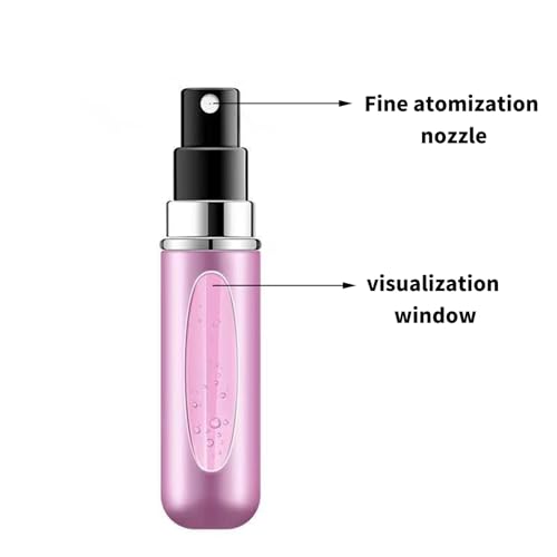 13pcs 5ml/0.2oz Refillable Cosmetic Spray Bottles ，5 Ml Portable Perfume Spray Bottle set, 5mL Spray Bottle Multi-Pack For Women Outdoor And Traveling