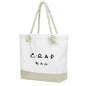 Fokongna Tote Bag For Women, Beach Bag Best Friend Travel Birthday Gifts, Travel Parties Vacation Shopping Essentials - color: Crap White