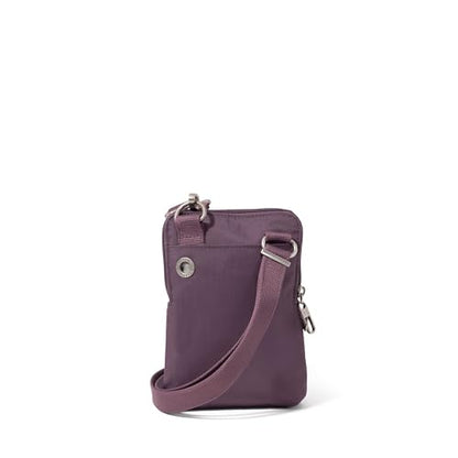 Baggallini Women's Securtex Anti-theft Activity Crossbody Bag - color: Misty Purple