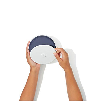 OXO Good Grips Round 3-Piece Mini Round POP Canister Set - size: 3 pack - 0.6 qt, style: Plastic Bath Set