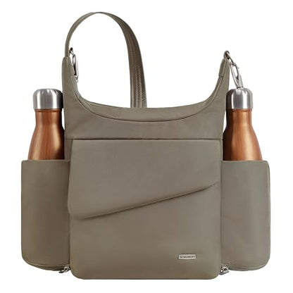Travelon Anti-Theft Classic Messenger Bag - color: Nutmeg