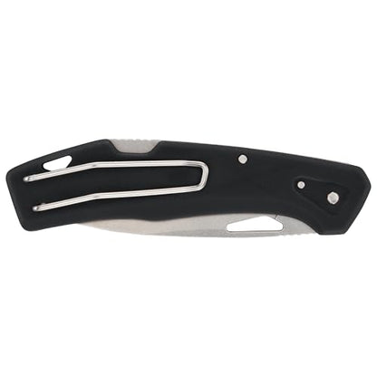 Gerber Gear LST - EDC Pocket Knife - Survival Tactical Tool for Travel, Camping & Outdoor Adventure - Lightweight & Compact Folding Knife - Stainless Steel Blade - Black - color: Black