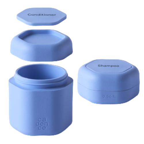 Cadence Capsules - Core Skincare Set, Pacific - Five Containers with Magnetic Lids - 100% Leak Proof & TSA Approved for Travel and Carry On, 2 Small (0.56oz) & 3 Medium (1.32oz) - color: Pacific, size: Basic Set