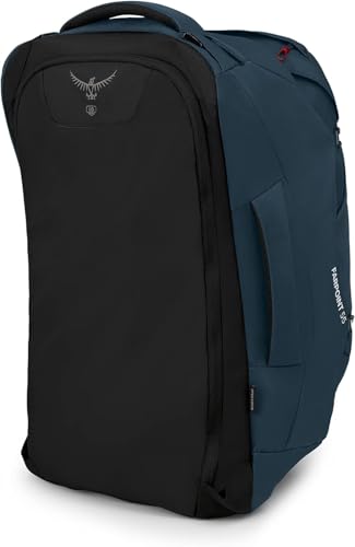 Osprey Farpoint 55L Men's Travel Backpack, Muted Space Blue - color: Muted Space Blue, size: 55L