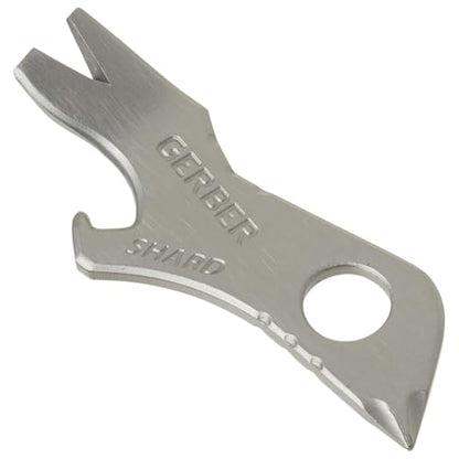 Gerber Gear Shard 7-in-1 Keychain Multitool - Screwdriver, Bottle Opener, EDC Compact Tool - Fathers Day Dad Gifts, Gifts for Men, Silver - style: Gear Shard Keychain