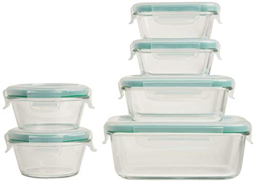 OXO Good Grips Smart Seal Airtight Container 12 Piece Glass Container Set - size: 12-Piece
