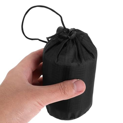 SOIMISS 2PCS Waterproof Raincoat Carrying Bags - Drawstring Storage Pouch Case - Rain Poncho Organizer - Rain Gear Pocket Bags for Cycling Hiking Camping Travel