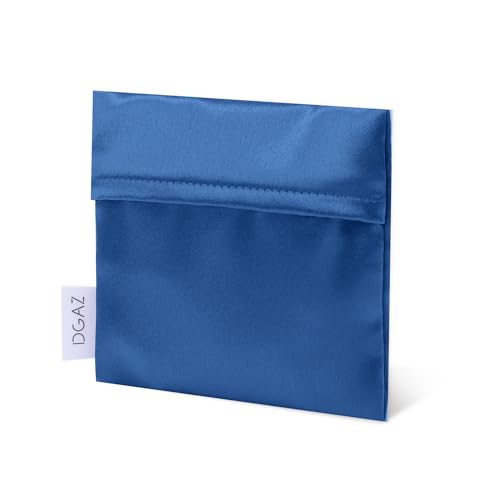 DGAZ Silk Sanitary Napkin Storage Bag, Period Bags for Teen Aged Girls, Portable for Panty Liners/Menstrual Cup/Small Tampons，Mini Makeup Bags for Purse(Blue Jean) - color: Blue Jean