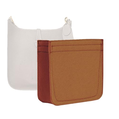 Lckaey Felt Organizer- for Evelyne III 29 PM Bags Insert- Handbag Purse insert-1003brown-M - color: brown, size: Evelyne29