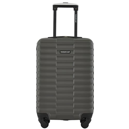 Travelers Club 22-Inch Gilroy Rolling Hardside Carry-On Luggage, Dark Dull Gray - color: Dark Dull Gray, size: 22-Inch