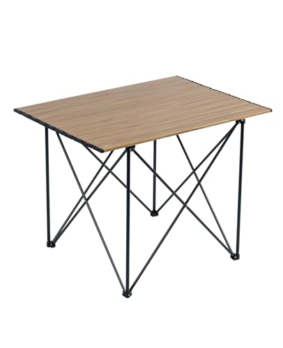iClimb Ultralight Compact Camping Folding Table with Carry Bag (Reinforced Nature - XL) - color: Reinforced Nature, size: X-Large