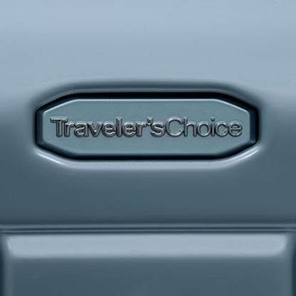 Traveler's Choice Ultimax II Polycarbonate Hardside Luggage with Spinner Wheels, Teal, 28-Inch Medium Trunk - color: Teal, size: 28-Inch Medium Trunk