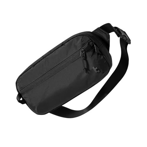 tomtoc 3.5L Sling Bag with RFID Blocking, Crossbody Bag Chest Shoulder Pack for Men and Women, Water-resistant Lightweight Casual Waist Fanny Pack for Travel/Daily Use - color: Black, size: 3.5L