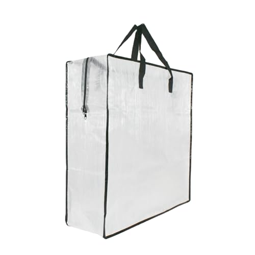 Clear Storage Bags with Zipper and Handles, Blanket Bags For Closet Storage, Moving and Packing Supplies for College, Underbed Storage Organizer for Clothes Pillow Bedding Christmas Wreath - style: Middle zipper