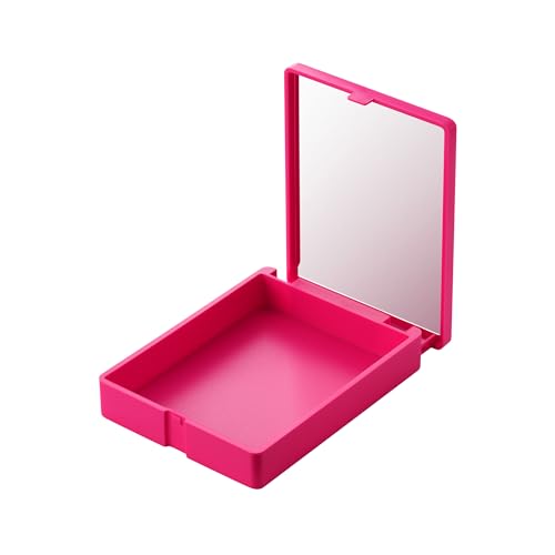 Real Techniques Vivid Escape Glow-To-Go Travel Makeup Brush 6 Piece Set, Mini Size Makeup Brushes for Eyeshadow, Concealer, Contour, & Blush, Includes Mirror Cosmetic Case, Cruelty-Free & Vegan - size: 1 Count (Pack of 6)