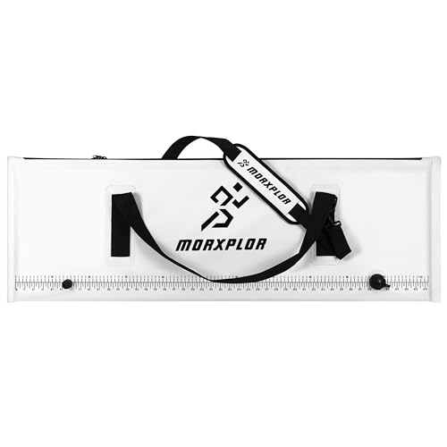MORXPLOR Insulated Fish Cooler Bag for Fishing 41x17 47x17In 50x20In 60x24 72x30 80X40 Inches,Large Insulated Fish Kill Bag,Fishing Catch Bag Cooler with Water-resistant Zipper - color: 120 White