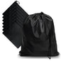 8-Pack Drawstring Bags with Toggle, Durable Nylon Backpack, Cinch Sack and Ditty Pouch for Gym, Sports, Travel, and Daily Use - size: 5 x 7 Inch