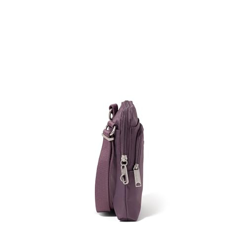 Baggallini Women's Securtex Anti-theft Activity Crossbody Bag - color: Misty Purple