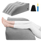 Leg Elevation- Pillows for After Surgery, Inflatable Wedge Pillows for Sleeping, Swelling, Circulation, Bolster Pillow Pain Reliefs for Legs Back for Pregnant, Surgery and Injury(grey,Size:as shown)