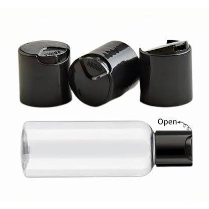 10 Pack Leakproof 3.4 Oz Travel Bottles - Refillable Empty Plastic Cosmetic Containers for Toiletries Shampoo Lotions Cream