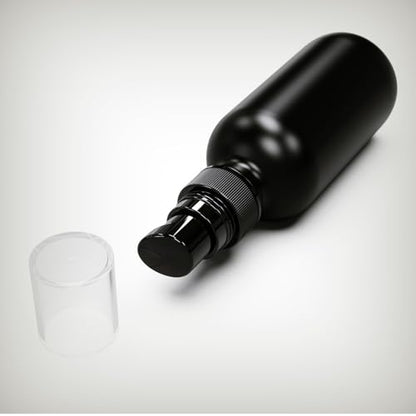 12Pack 60ml Matte Black Glass Pump Bottle with Black Top,2oz Small Dispenser, Travel Size Refillable Botttles for Lotions,Sercums,Essential Oils - color: 2oz Black(12pcs)