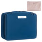 Queboom Travel Makeup Bag Cosmetic Bag Makeup Bag Toiletry bag for women and men (Navy blue) - color: Navy blue