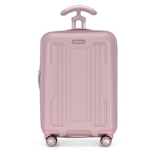 Traveler's Choice Ultimax II Polycarbonate Hardside Luggage with Spinner Wheels, Pink, 21-Inch Carry-On - color: Pink, size: 21-Inch Carry-On
