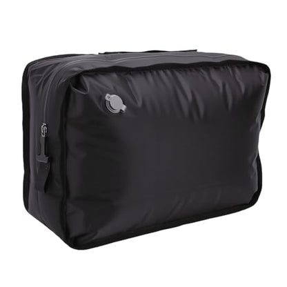 Naroote Vacuum Storage Bag, 25L Capacity Reusable Nylon Pump Travel Storage Bags Set, Water Proof Portable Space Saver Bag with Air Tight Design for Travel & Camping