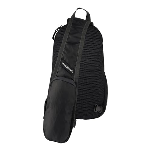 Eddie Bauer Stowaway Packable Sling Bag | Foldable | Travel | Outdoor | Lightweight | Compact | Everyday Carry | Ripstop Nylon | 10L - Dark Smoke - color: Dark Smoke