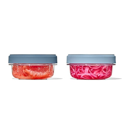 OXO Good Grips Twist & Stack Container – 12 oz – 2 Pack - style: 12 oz