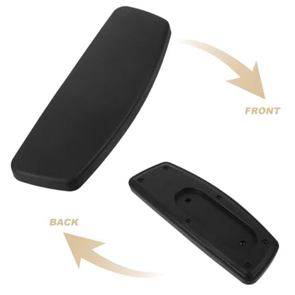 Unomor Office Armrest Pads 9.44X3.26X0.59In Anti Slip Desk Arm Rest Replacement Supports for Office and Gaming Injection Molded Armrest Covers