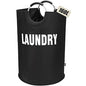 DOKEHOM 160L XX-Large Laundry Basket (7 Colors), Collapsible Laundry Bag, Foldable Laundry Hamper, Folding Washing Bin (Black, XXL) - color: Black, size: 160L